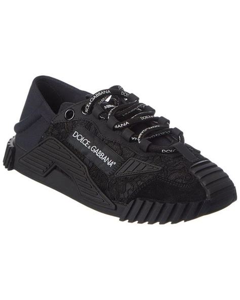 dolce gabbana ns 1|Lace NS1 sneakers in Black for Women .